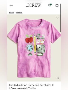 J.Crew item BD625 Katherine Bernhardt TShirt